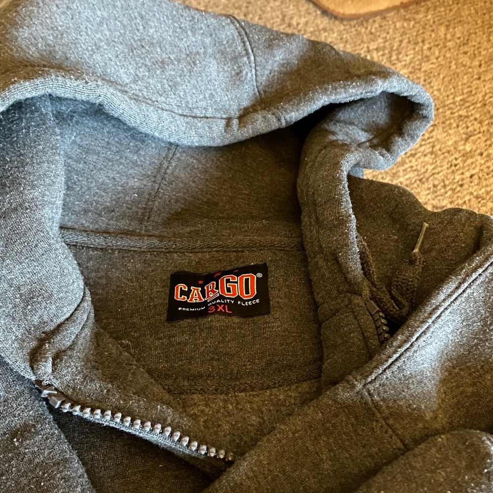 Cargo Dark Gray Fleece Hoodie